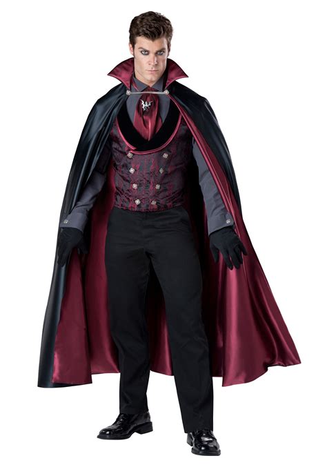 gothic costume male|adult vampire costume for men.